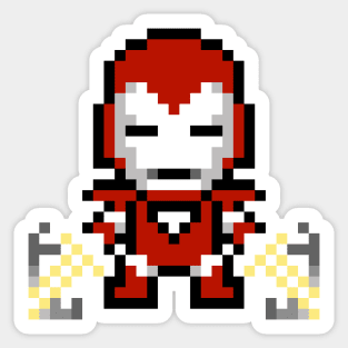 8-bit Iron Series #8 - Silver Centurion Sticker